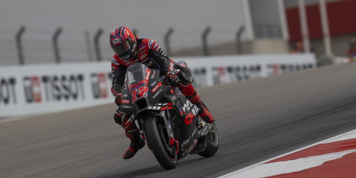 Viñales lidera o ritmo na primeira sessão de MotoGP em COTA.