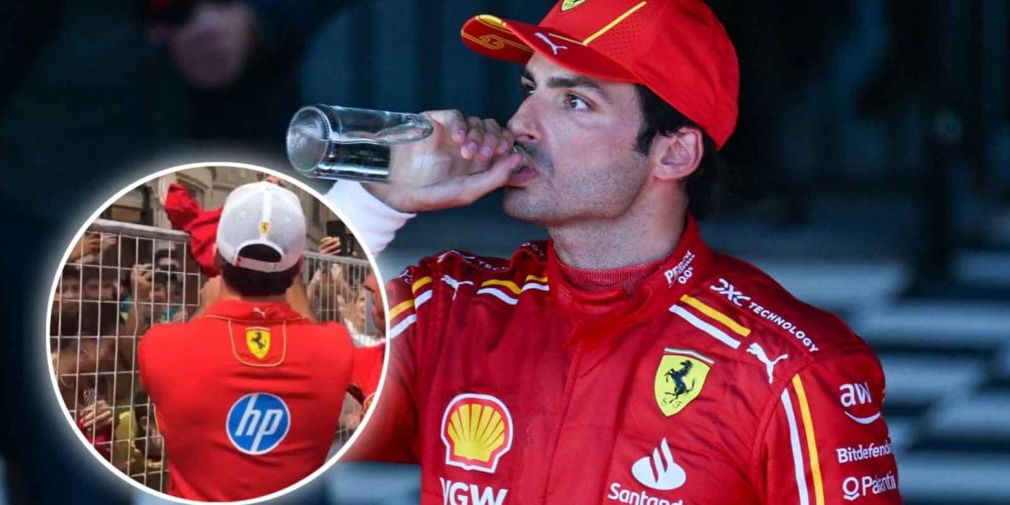 VÍDEO: Fãs extáticos com a chegada de Carlos Sainz em Barcelona para sua corrida na cidade natal, o Grande Prêmio da Espanha.