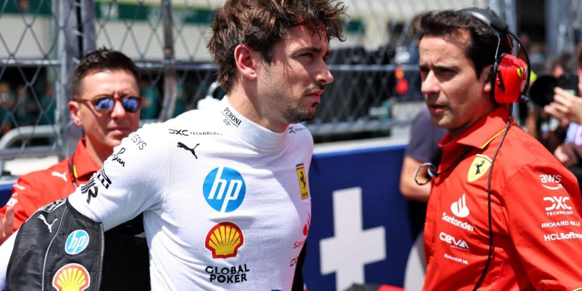 Ferrari anuncia mudança de engenheiro de corrida na F1 para Leclerc antes de Imola.