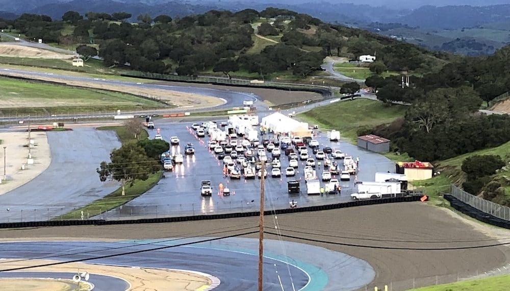 Monterey County Public Works, Facilities, and Parks are working together with WeatherTech Raceway Laguna Seca to assist in the recovery efforts of PG&E.