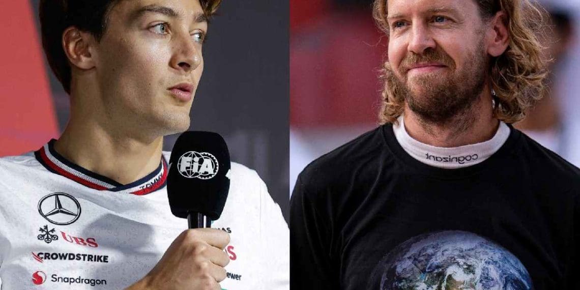 George Russell finalmente fala sobre a possibilidade de Sebastian Vettel fazer um retorno com a Mercedes em 2025.