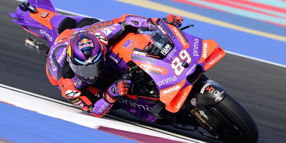 Martin quebra recorde de volta mais rápida no MotoGP do Catar para garantir a primeira posição de qualificação sobre Espargaro.