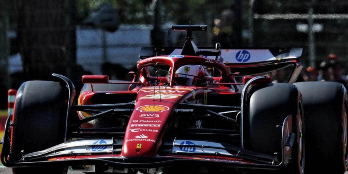 Leclerc: Ferrari não tão perto como esperado no Grande Prêmio de Fórmula 1 em Imola.