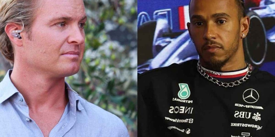 Nico Rosberg solidário com Lewis Hamilton após chocante eliminação no Q1 no Grande Prêmio da China.