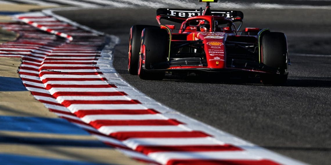 Sainz à frente de Alonso no último treino do GP do Bahrein de F1