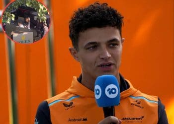 Vídeo de Lando Norris respondendo a fã zombando de sua falta de vitórias na F1 viraliza.