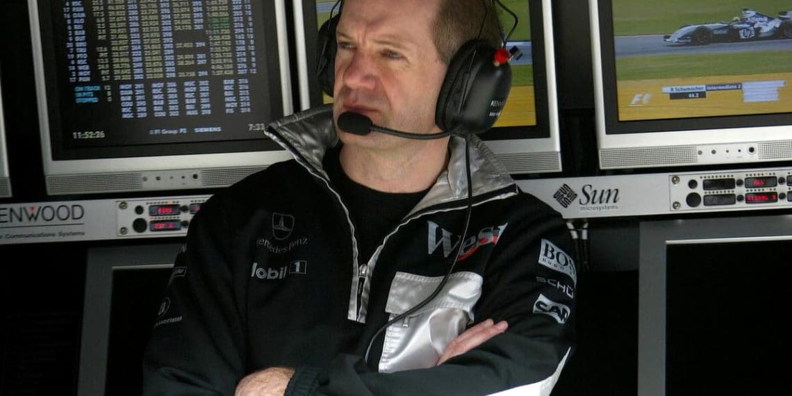 Motivos para a queda de outras equipes de Fórmula 1 sem Adrian Newey.