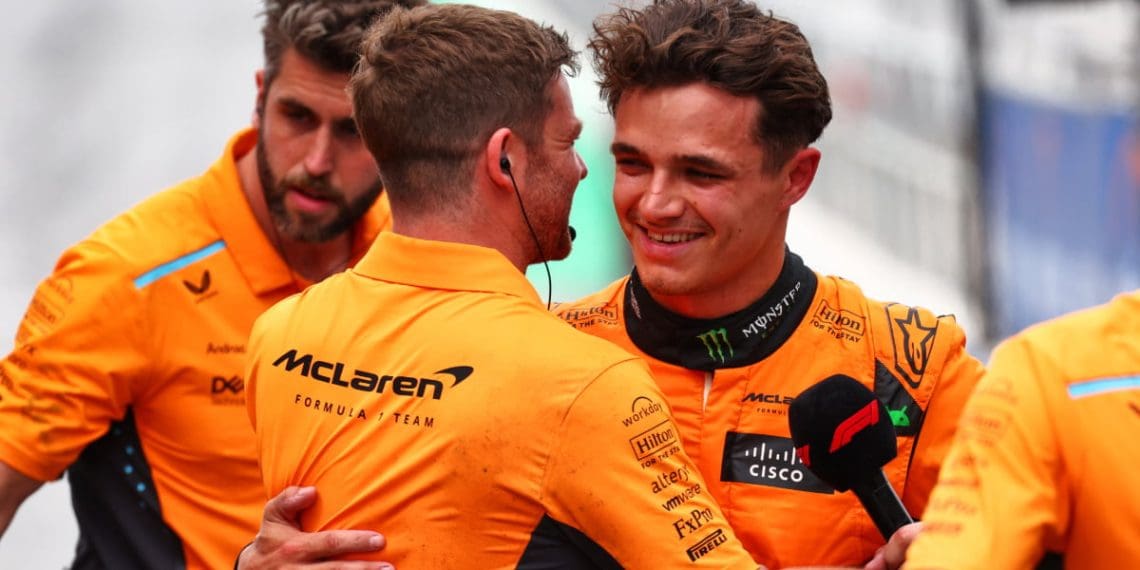 Norris: McLaren ‘100%’ de confiança máxima após garantir pole position no Grande Prêmio da Espanha de F1.
