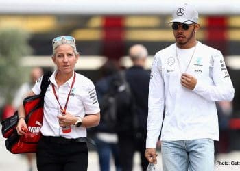 Hamilton’s ex-treinadora Angela Cullen se reúne com Marcus Armstrong da IndyCar.