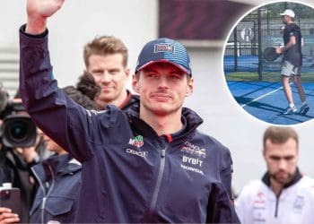 VÍDEO: Max Verstappen envolvido em suas famosas travessuras de padel antes do crucial Grande Prêmio da Espanha.
