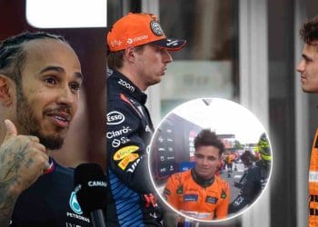 Lewis Hamilton elogia Max Verstappen e Lando Norris por forte desempenho na classificação do GP da Espanha.