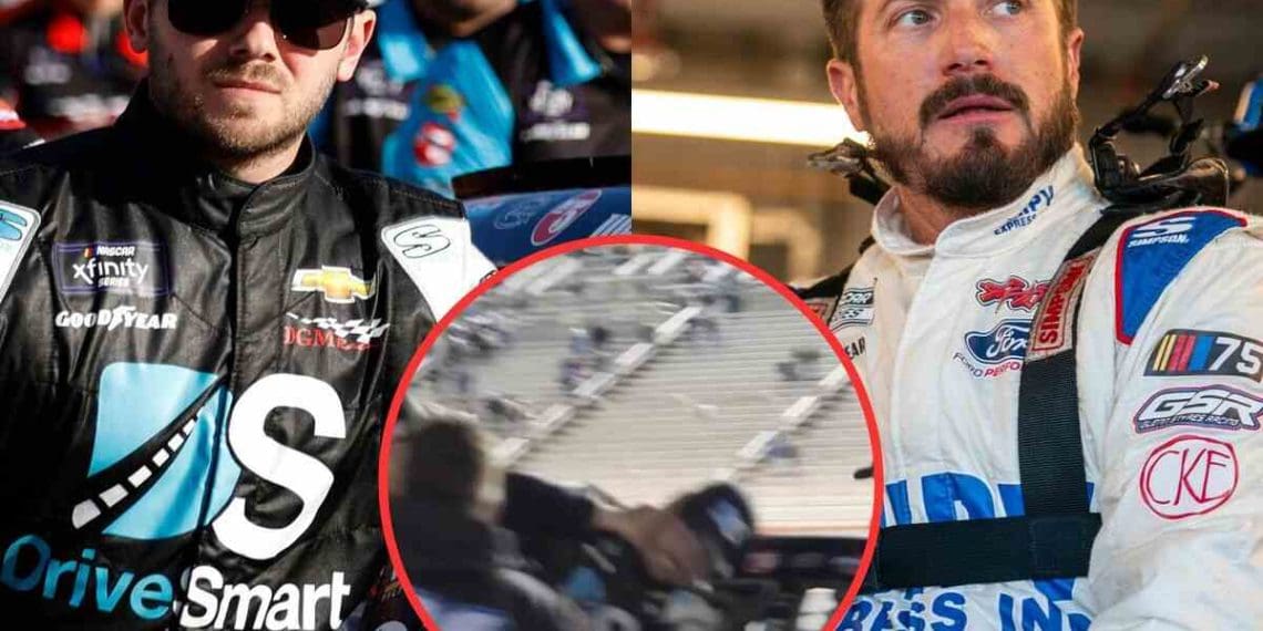 VÍDEO: Líder da equipe de JJ Yeley empurra Kyle Weatherman após evento da Xfinity em Atlanta