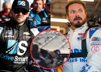 VÍDEO: Líder da equipe de JJ Yeley empurra Kyle Weatherman após evento da Xfinity em Atlanta