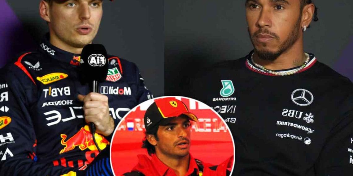 Max Verstappen apoia decisão da Ferrari de contratar Lewis para substituir Carlos Sainz.