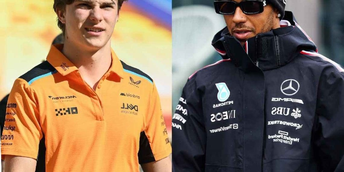 Oscar Piastri mira espelhar impacto de Lewis Hamilton na Fórmula 1.