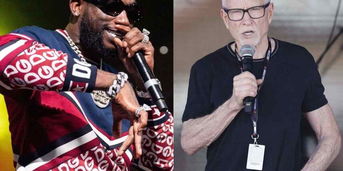 Lenda da NASCAR Mark Martin declara Gucci Mane como o maior rapper de todos os tempos.