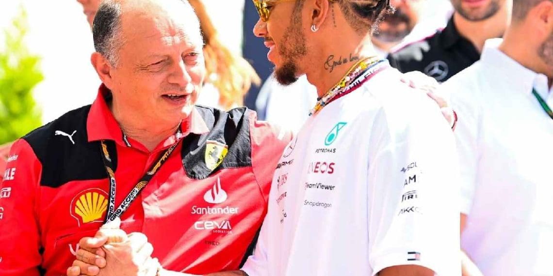 Fred Vasseur argumenta que a chegada de Lewis Hamilton à Ferrari não se trata apenas de desempenho na pista.