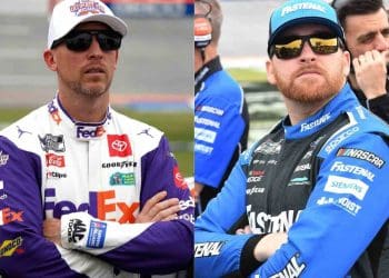 Chris Buescher elogia corrida justa de Denny Hamlin em Kansas.