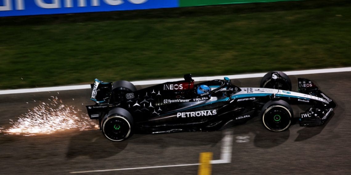 Russell acredita que o carro de F1 da Mercedes para 2024 ainda carece de downforce.