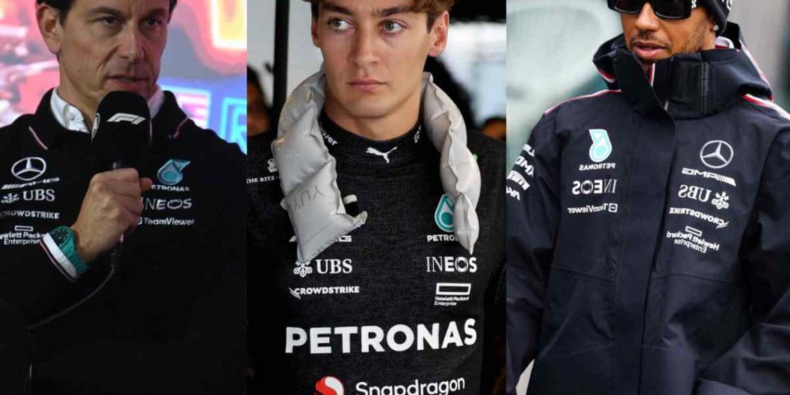 George Russell diz que Mercedes W15 foi feito sob medida para Lewis Hamilton rumo à Ferrari.