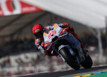 Marquez relembra dia difícil de treinos da MotoGP em Le Mans.