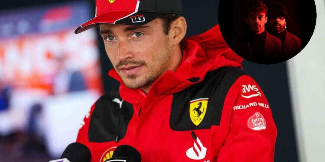 VIDEO: Charles Leclerc shares his struggle with music creation, citing a disconnect between his thoughts and movements.