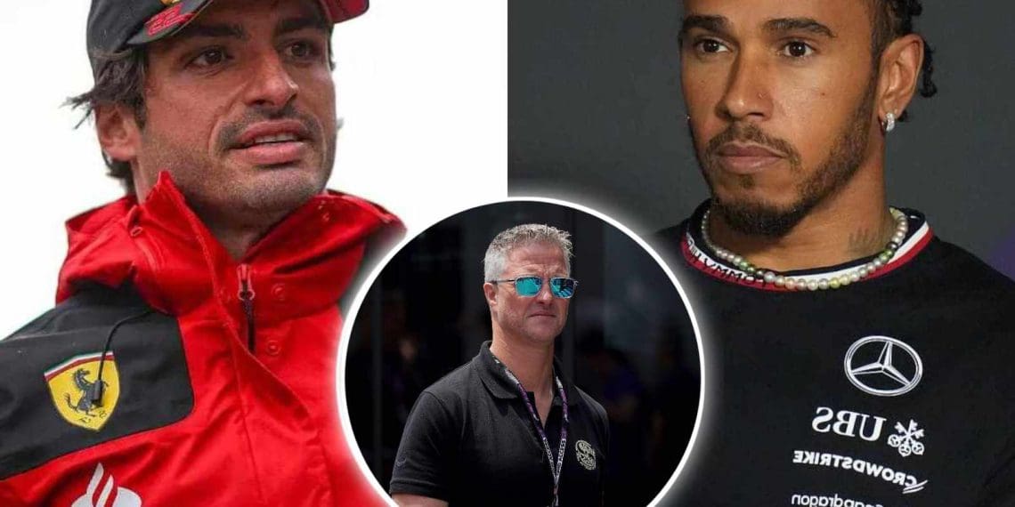 Ralf Schumacher sugere que a Ferrari cometeu um erro ao não manter Carlos Sainz e escolher Lewis Hamilton para a temporada de 2025.