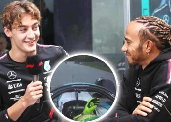 Veja Lewis Hamilton torcendo por seu companheiro de equipe George Russell enquanto ele vence o Grande Prêmio da Áustria.