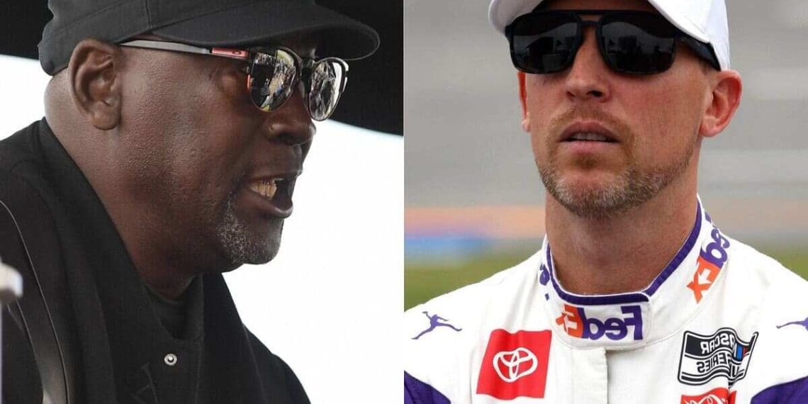 Michael Jordan celebra provar Denny Hamlin errado sobre alegações de « azar ».