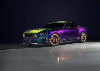 Limited edition Mustang painted in the iconic Mystichrome color