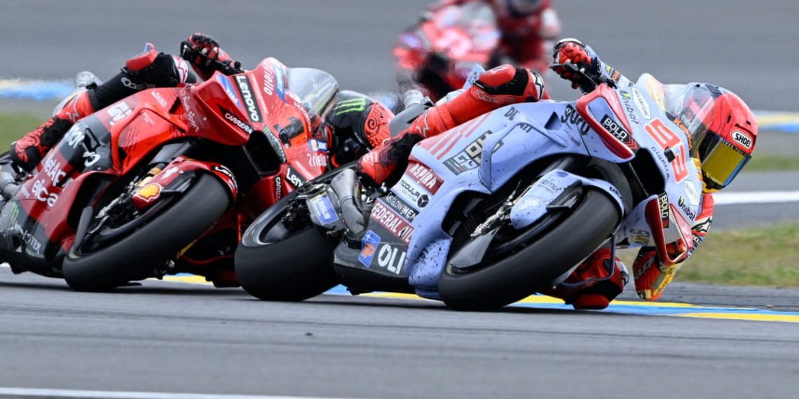 Bagnaia admite derrota para Marquez em Le Mans.