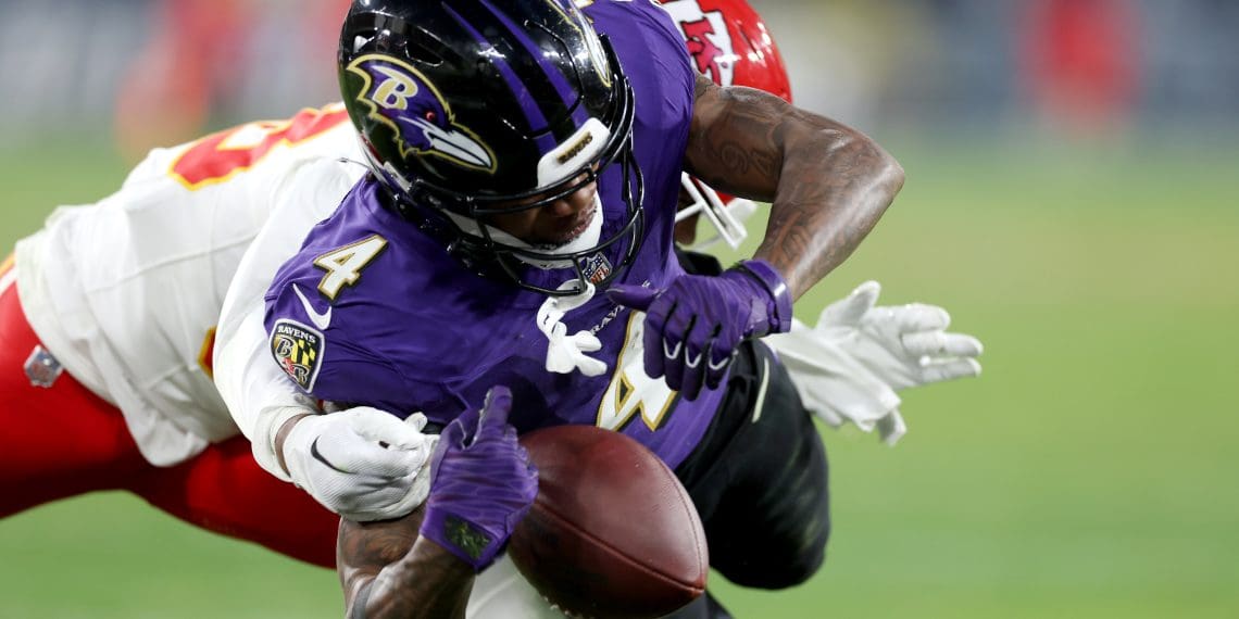 Ravens WR Slapped with Huge Fine for Costly Penalty