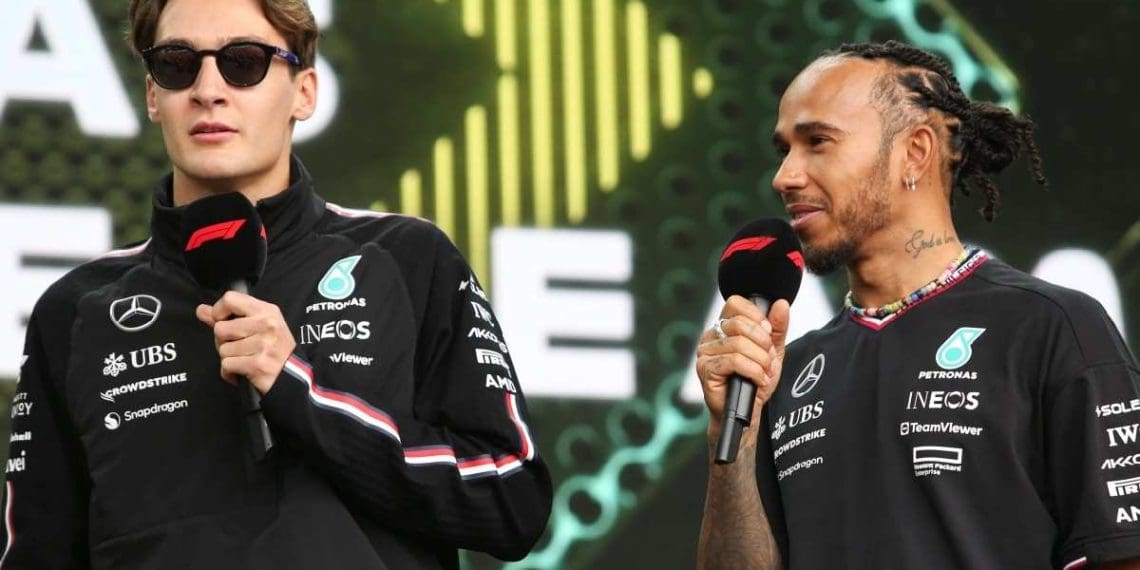 George Russell reconhece relutantemente que estava muito atrás de Lewis Hamilton no Grande Prêmio de Miami.