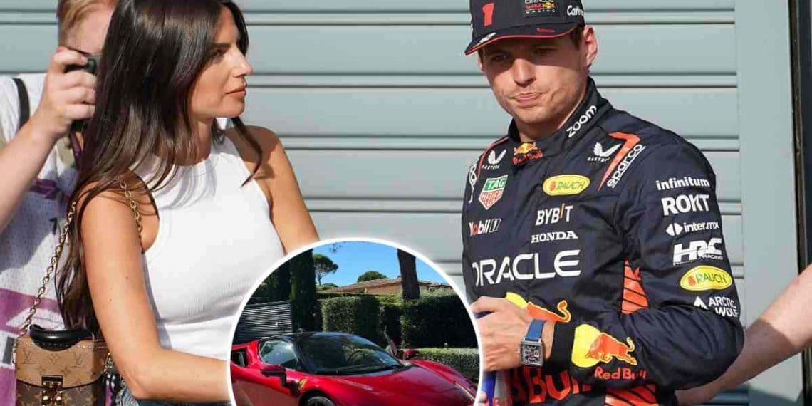 Max Verstappen e sua namorada Kelly Piquet escapam para a França no Ferrari SF90 de $500.000 do campeão de F1.