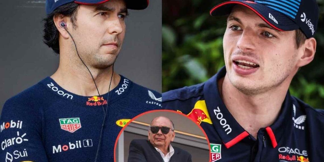 PAI DE SERGIO PEREZ DIZ QUE O MEXICANO É O PILOTO MAIS DESEJADO NA FÓRMULA 1, APESAR DE SER OFUSCADO POR MAX VERSTAPPEN NA RED BULL.