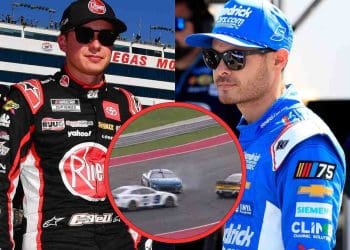 Vídeo: Christopher Bell colide acidentalmente com Kyle Larson em COTA, provocando reações dos fãs.