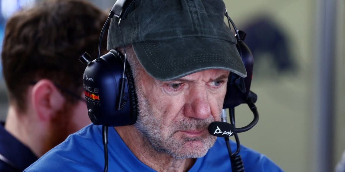 Newey pode ter movimento para concorrente da Fórmula 1 dificultado por obstáculo.