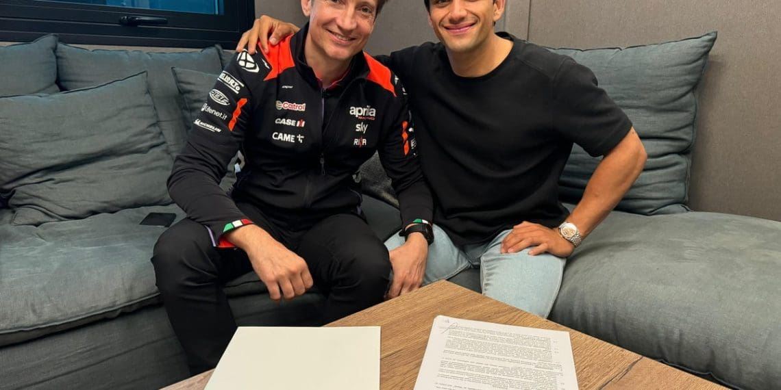 Martin aliviado após se juntar à Aprilia, diz CEO Rivola.
