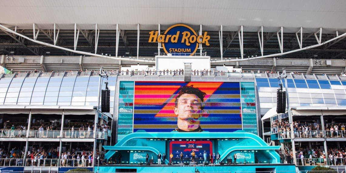 Emocionante Grande Prêmio de F1 em Miami quebra recorde de audiência televisiva americana.