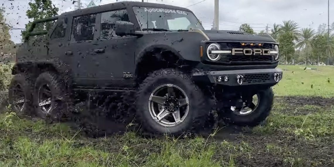 WORLD’S FIRST FORD BRONCO 6X6 IS A MONSTER THAT MAKES NO SENSE WHATSOEVER