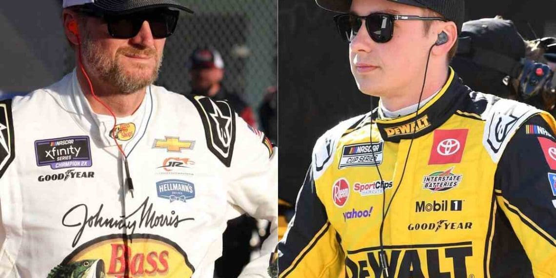 Dale Earnhardt Jr. critica NASCAR por postagem em redes sociais elogiando Christopher Bell, se comparando a uma pessoa idosa irritada.