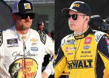 Dale Earnhardt Jr. critica NASCAR por postagem em redes sociais elogiando Christopher Bell, se comparando a uma pessoa idosa irritada.