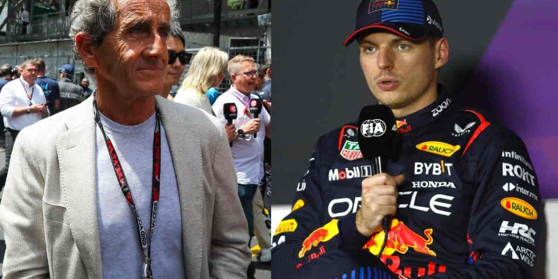 Alain Prost sugere que os campeonatos de Max Verstappen são desvalorizados pela fraca concorrência.