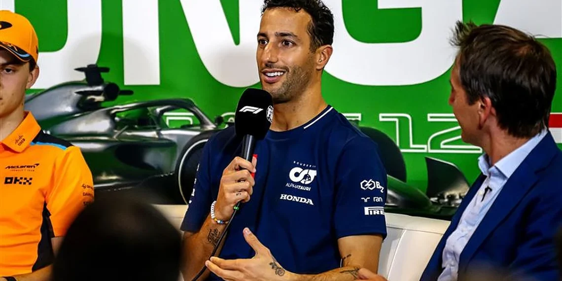 Daniel Ricciardo e Yuki Tsunoda resolvem seu conflito.