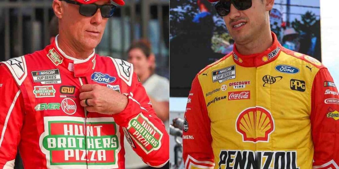 Kevin Harvick compartilha pensamentos preocupantes sobre a busca de Joey Logano pela redenção em 2024.