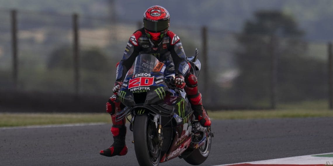 MotoGP da Yamaha causa problemas no braço de Quartararo e Rins.