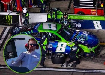 Richard Childress sgrida con rabbia l’equipaggio di Kyle Busch per un errore durante un pit stop al Daytona 500.