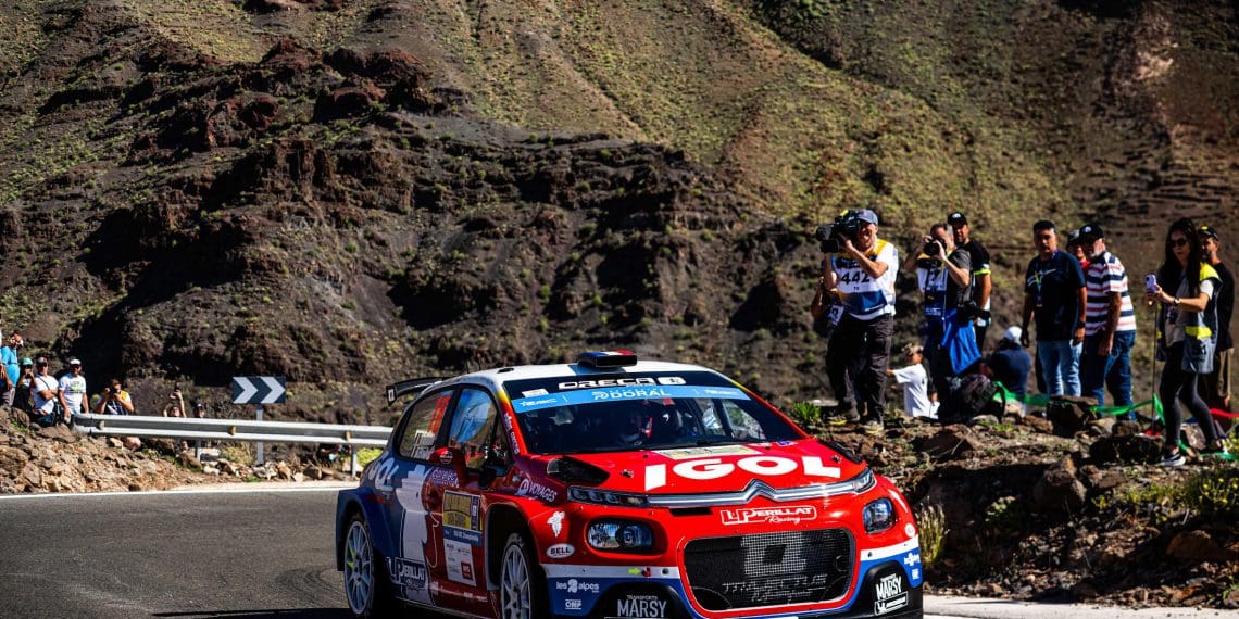 Líderes do ERC Islas Canarias estão separados por apenas 0,3 segundos, aumentando a tensão.