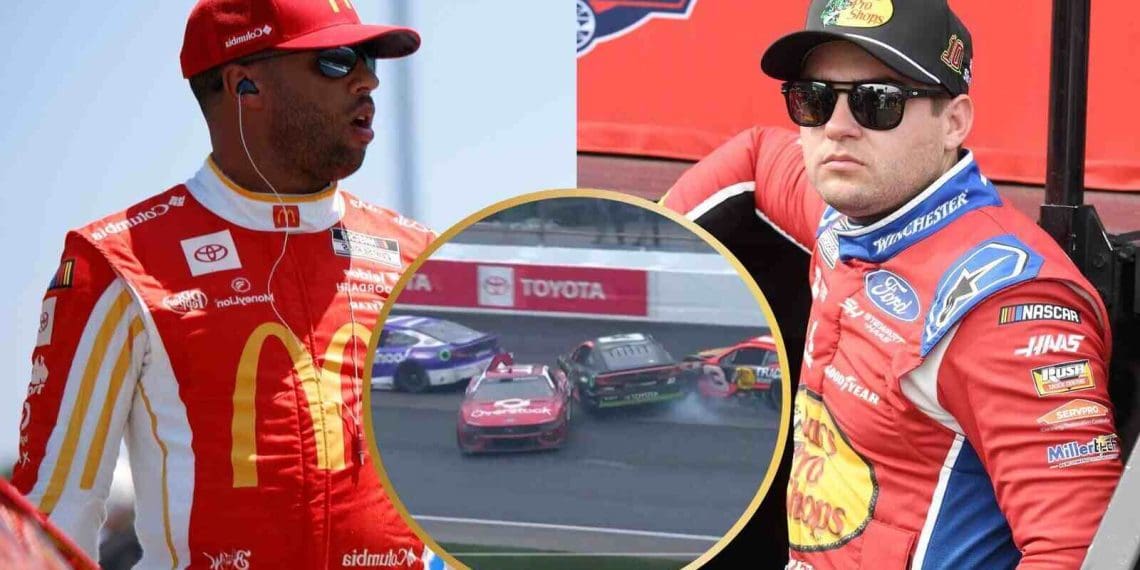 VÍDEO: Noah Gragson estraga corrida de Bubba Wallace ao bater no piloto da equipe 23XI Racing em New Hampshire.