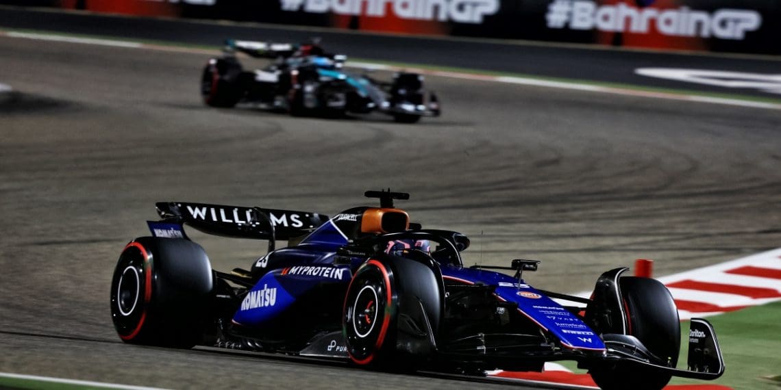 Albon acredita que a Williams tinha potencial para derrotar a Mercedes no Bahrein se o peso do carro de F1 não fosse excessivo.